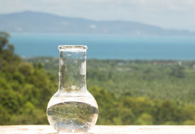 Beaker of water